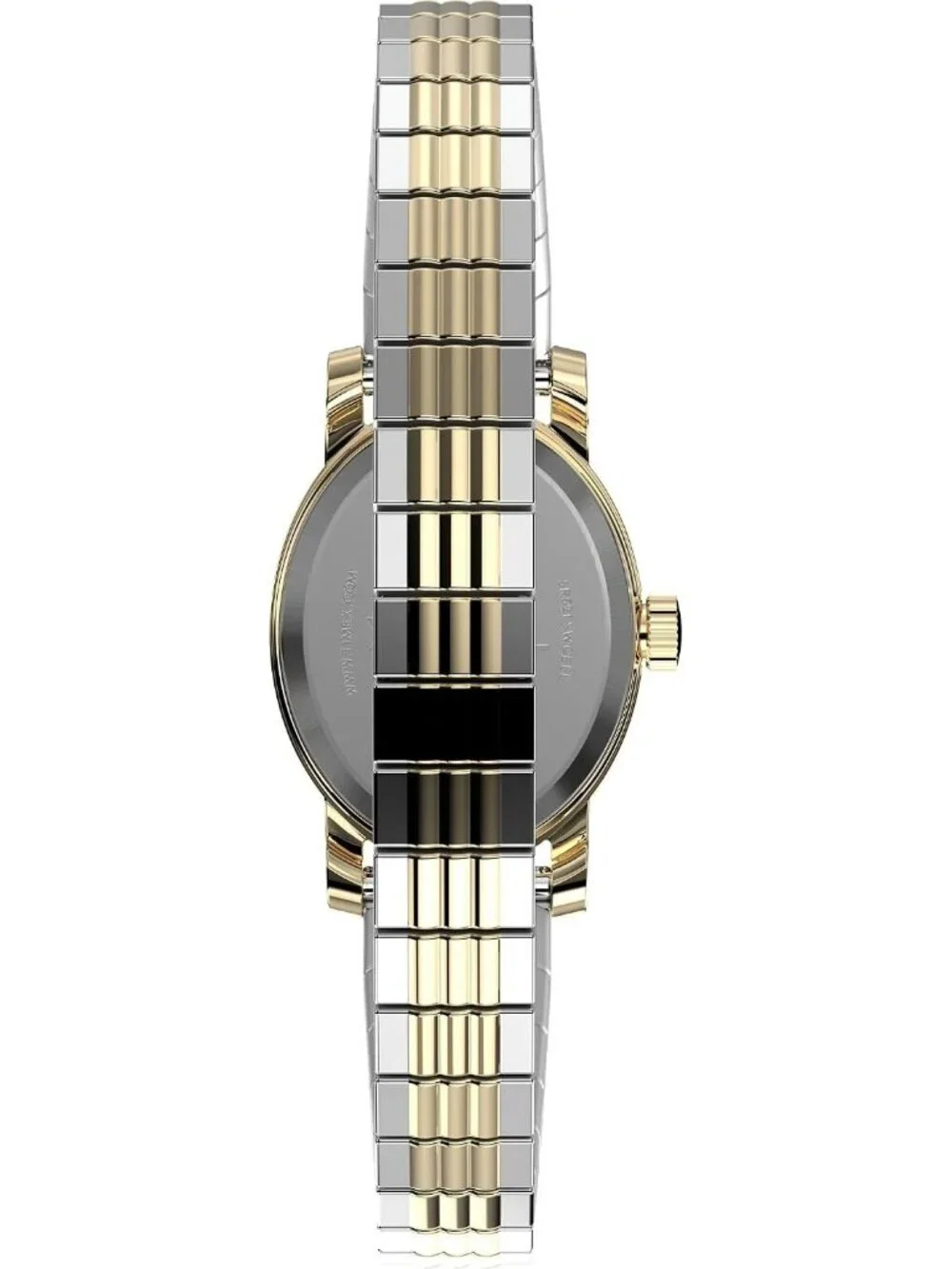 Women's Silver Gold Analog Quartz Cavatina Pearl Dial Oval Classic Wrist Watch